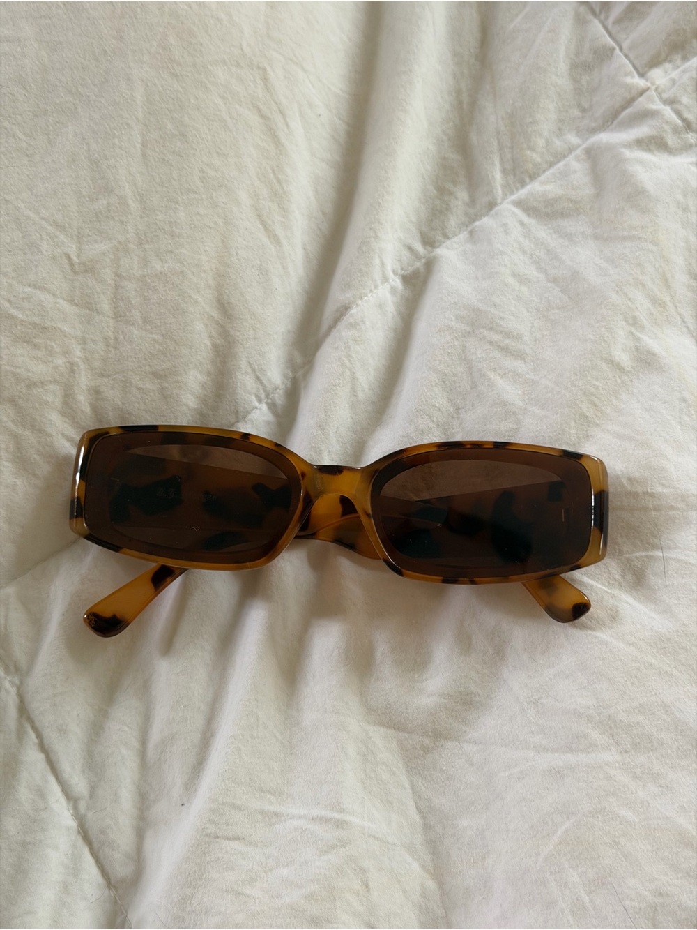 Aj Morgan Tortoiseshell Rectangular Sunglasses - Brown